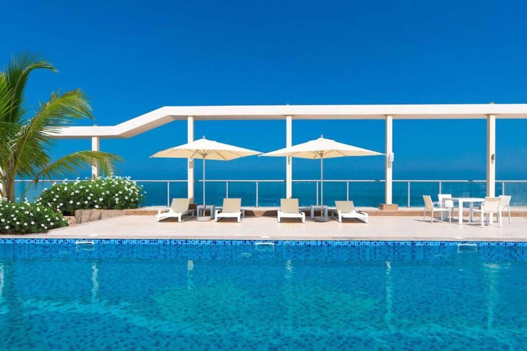 Ocean Whisper Ultra Luxe 1 Bedroom Apartment With A Private Beach - Al Marjan Island Ras al-Khaimah Exterior foto